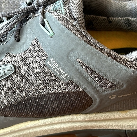 Keen Terradora II Waterproof Low Hiking Shoes Steel Gray / Ocean Wave Size 10.5 - Picture 9 of 13